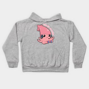 Squid Gang!!! Hardcore Gamer Squid Kids Hoodie